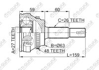 ШРУС TG-9504Z48/TO-072A48* TiGuar