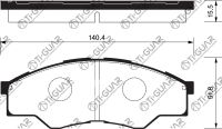 Тормозные колодки TG-1801/PN1801* Ti·GUAR